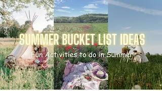 Summer Bucket List 2023 | Fun Activities to do in summer vacations #summervibes #aesthetic