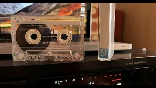 Sony EF Super 60 Played on Sony TC-750ES Cassette Deck