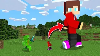 Klein & Groß Speedrunner VS Hunter in Minecraft