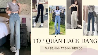 [Shopee haul] Tổng hợp những chiếc quần hack dáng