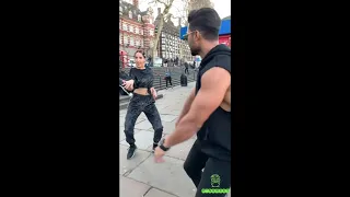 Nora Fatehi dancing on London Street