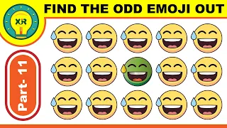 How Good Are Your Eyes? #11 | Find The Odd Emoji Out | Emoji Challenge | Xi Riddles