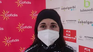 Copa España Féminas Cofidis / Declaraciones de Eider Merino, ganadora en Balmaseda