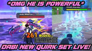 *BREAKING LEAKS* DABI NEW QUIRK SET IN GAME SHOWCASE! MY HERO ULTRA RUMBLE LIVE