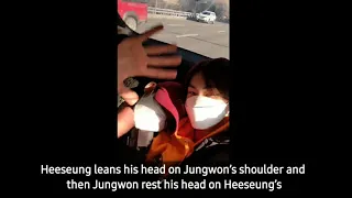 Heeseung and Jungwon /Heewon/ moments