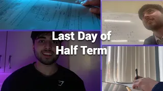 PRODUCTIVE Day in the Life of Sixth Form | Last Day of Half Term