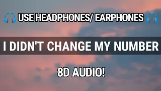 Billie Eilish - I Didn’t Change My Number | 8D Audio | Samyak Tricks