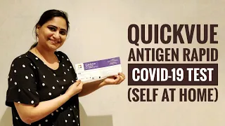 QuickVue COVID-19 Antigen Rapid Test (ART) | Demo |Self At Home Swab Test