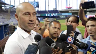 Jeter, “not happy” where the Marlins are