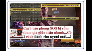 RED ZONE 2 Cách vào phòng SOS siêu tốc bị cấm tham gia giữa trận dành cho người mới | HTC VLogs