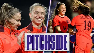 Catch The Action Up Close As Jess Park Scores With Her First Touch & Lionesses Debutants | Pitchside