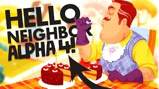 DOSTAŁEM SIĘ ZA ZAMKNIĘTE DRZWI?! NOWY UPDATE! | Hello Neighbor #1 (Alpha 4!)