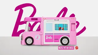 BARBIE - Umeblowany KAMPER 3W1 - Mattel - bebito.pl