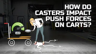 How do casters impact Push Force?