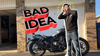 Do Not Buy A Honda Rebel Motorcycle
