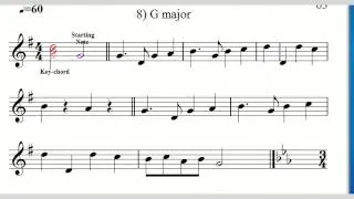Sight-singing 4. Test that every musician should be able to read