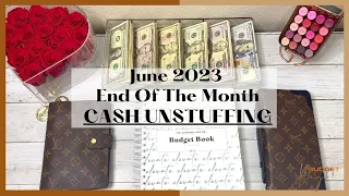 JUNE 2023 END OF THE MONTH BILL PAYBACK | ONE MONTH AHEAD | $1,963 BACK TO THE BANK | CASH BUDGETING