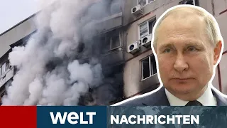 PUTINS KRIEG: Ostukraine unter Trommelfeuer – Evakuierung in Mariupol gescheitert | WELT Nachtstream