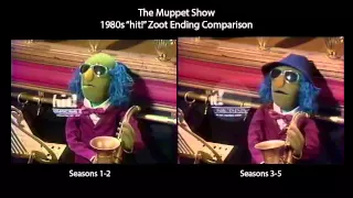 The Muppet Show - Zoot Ending Comparison (1980s "hit!" version)