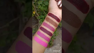 MYGLAMM LIT LIQUID LIPSTICK SWATCHES price -395 offer price 99 ,link in discription ❤️#shorts