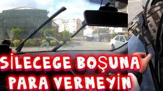 10 TL Ye Araç Silecekleri Değil Lastiklerini Değiştirin ( Çok Basit )