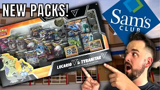 Updated Packs! Sam's Club Lucario V & Tyranitar V Heavy Hitter Box Review