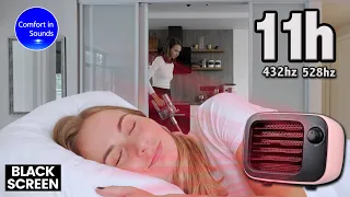 Vacuum Cleaner Sound and Smooth Heater Noise to Sleep Deeply, White Noise, Reduce Anxiety, 432hz