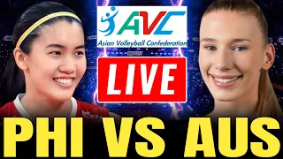 PHILIPPINES VS. AUSTRALIA 🔴LIVE ELIMINATION ROUND - MAY 23, 2024 | AVC CHALLENGE CUP 2024 #livetoday