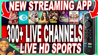 NEW STREAMING APP 300+ LIVE CHANNELS HD SPORTS TV & MOVIES TV GUIDE INCLUDED