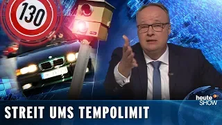 Tempolimit: Kulturkampf gegen das Auto | heute-show vom 01.02.2019