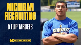 FLIP WATCH? Five targets committed elsewhere that Michigan football is recruiting I #GoBlue