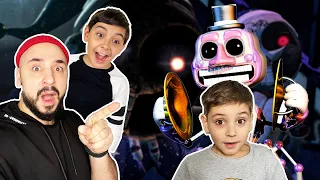 АНИМАТРОНИК MUSIC MAN ЧУТЬ НЕ СХВАТИЛ ЭРИКА! ПАПА РОБ И ЯРИК ИГРАЮТ ВО FNAF: SECURITY BREACH!