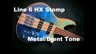 Metal/Djent Bass Tone using Line 6 HX Stomp (Free Helix Tone Patch in Description)