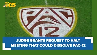 Judge rules for Oregon State and Washington State, says departing Pac-12 schools can't hold meeting