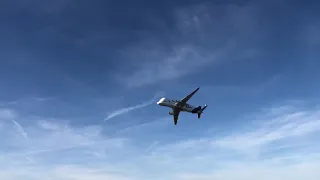 Flypast at Airbus Broughton /Hawarden Aerodrome of the first visit to the U.K. of the NEW BelugaXL