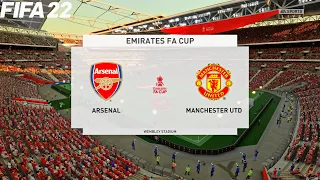 FIFA 22 | Arsenal vs Manchester United - The Emirates FA Cup 2022 - Full Gameplay