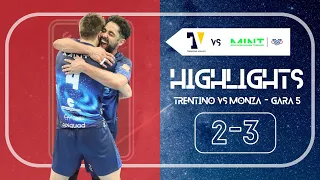 HIGHLIGHTS | Itas Trentino - Mint Vero Volley Monza (Semifinale - Gara 5)