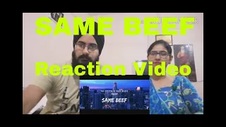 Same Beef | Reaction Video | Sidhu Moose Wala | Bohemia | LuckyRV Vlog