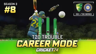 T20 TROUBLE - CRICKET 24 CAREER MODE #8