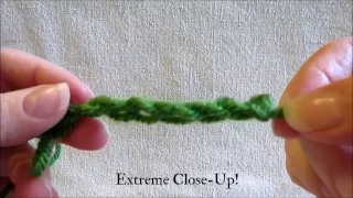 Crazy Simple 2-Stitch Crochet I-Cord and Mock I-Cord