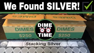 Silver Dimes Found Coin Roll Hunting - DIME TIME!