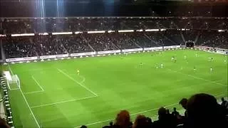 AIK fans having a blast at 6:0 smashing of IFK Norrköping.
