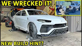 Rebuilding A Wrecked Lamborghini Urus Part 20!!!