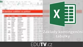 Základy kontingenční tabulky | EduTV