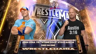 WWE 2K24: John Cena vs "Stone Cold" Steve Austin (Dream Match) (PS4 slim)