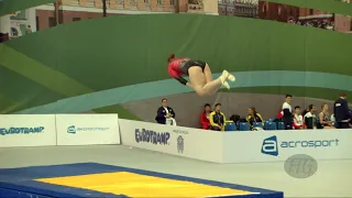 McNUTT Catherine (CAN) - 2018 Trampoline Worlds, St. Petersburg (RUS) - Qualification Tumbling R2