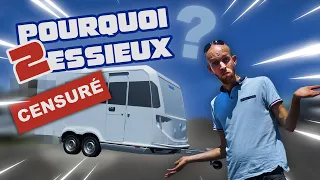 Une CARAVANE si PETITE avec DOUBLE ESSIEUX ??? Knaus deseo 400 TR 2022