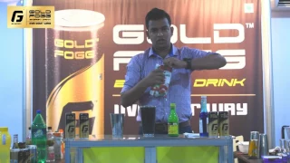 Sky Fogg -  Goldfogg Energy Drink Mocktail