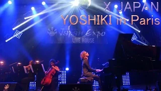 "X JAPAN" YOSHIKI 伝説、絵画とのコラボ、HIDEへの想い、そして...。Japan Expo Paris LIVE stage 2014