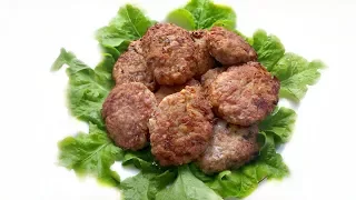 Сочные котлеты из фарша и кабачков! Вкусно и сытно!